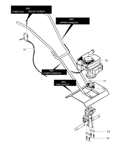 Part Location Diagram of F-011300M Murray Instruction Manual